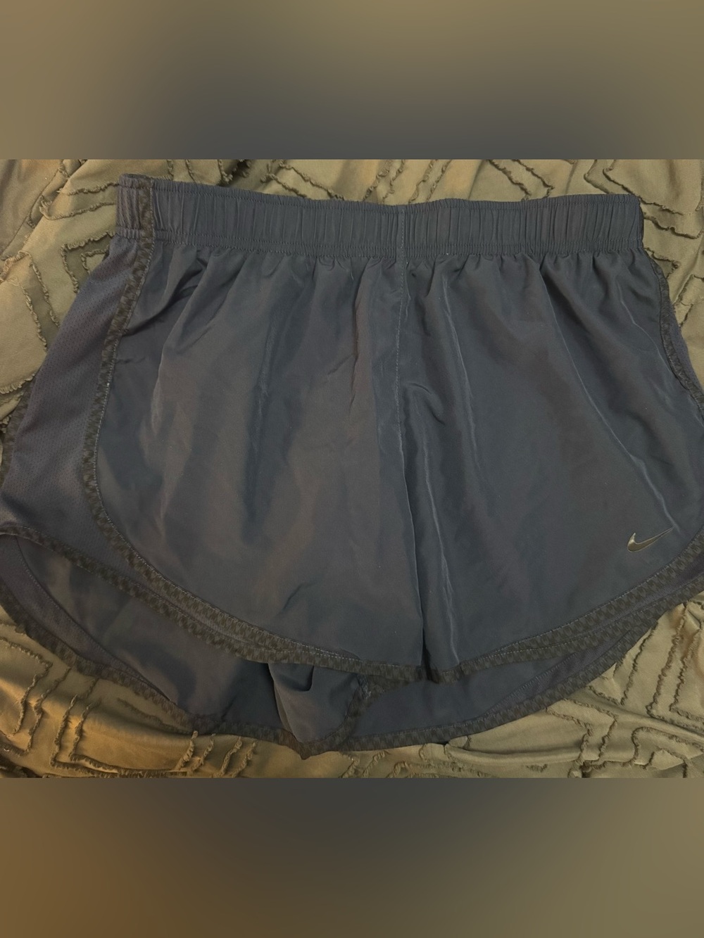 Nike Navy Running Shorts with Elastic Waistband